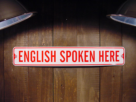 Vigyázat! Angolul beszélés veszélye áll fenn